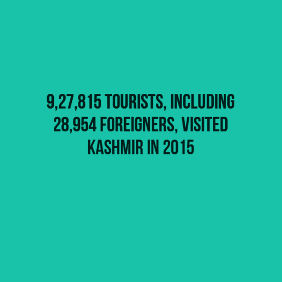 Tourists in Kashmir