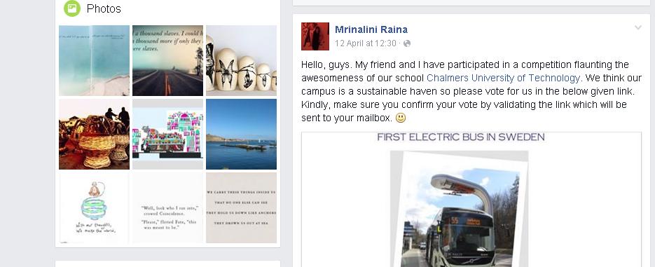 This Kashmiri Student “Mrinalini Raina” in Sweden Needs Your Vote
