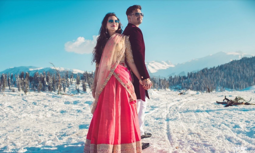 This Stunning Destination Wedding Shoot in Kashmir Will Mesmerise You