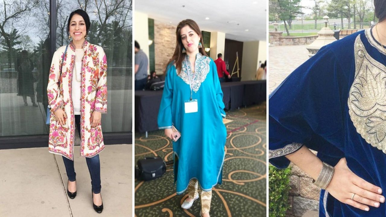 ladies pheran designs