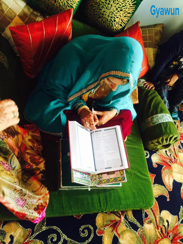 kashmiri bride nikah