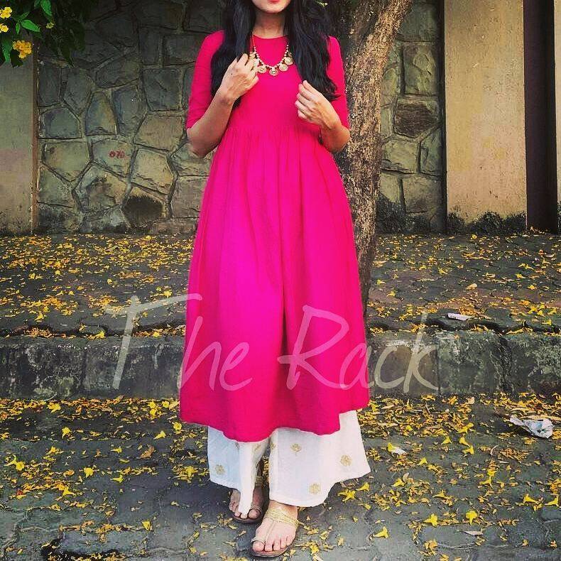 Pink dress kashmir