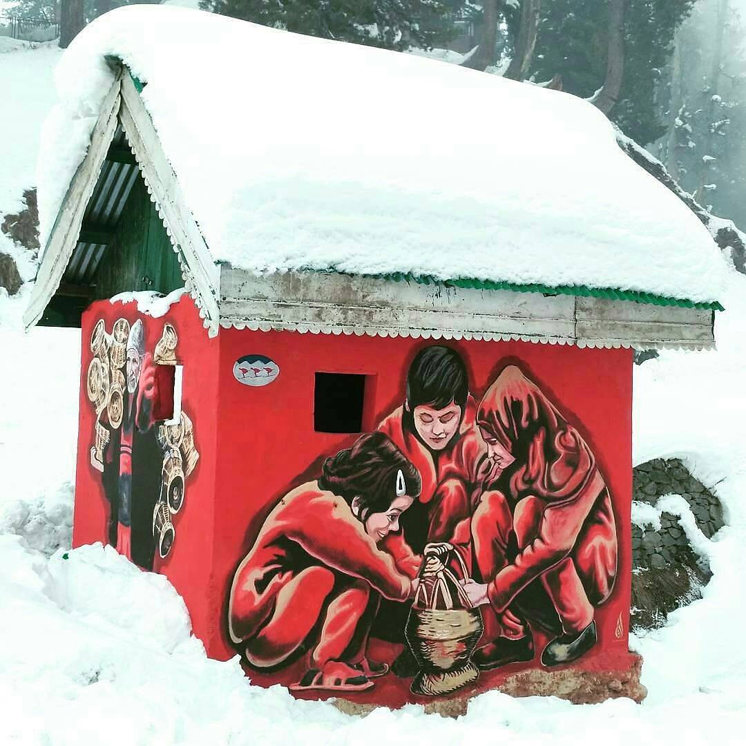 graffiti kashmir gulmarg