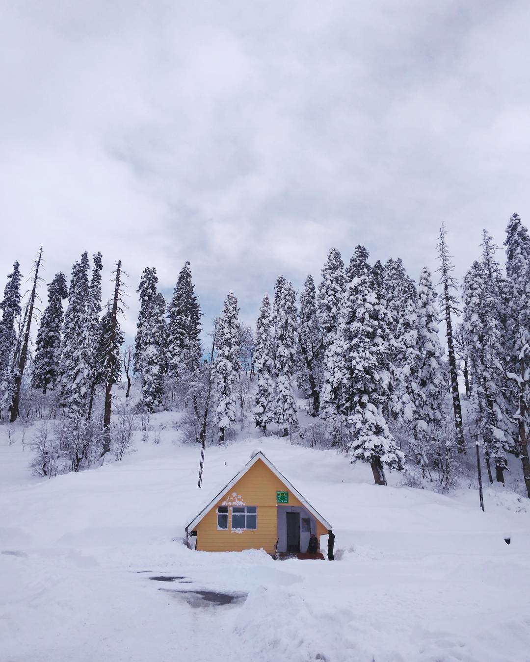 gulmarg kashmir snow