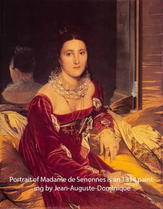 Portrait of Madame de Senonnes shawl
