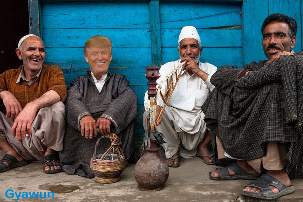 trump kashmiri people