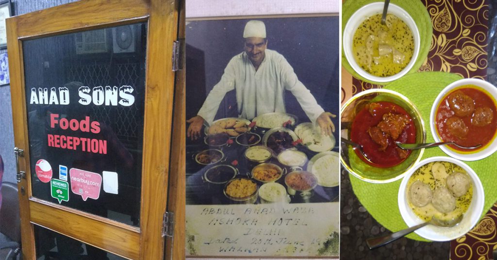 ahad sons delhi kashmiri food