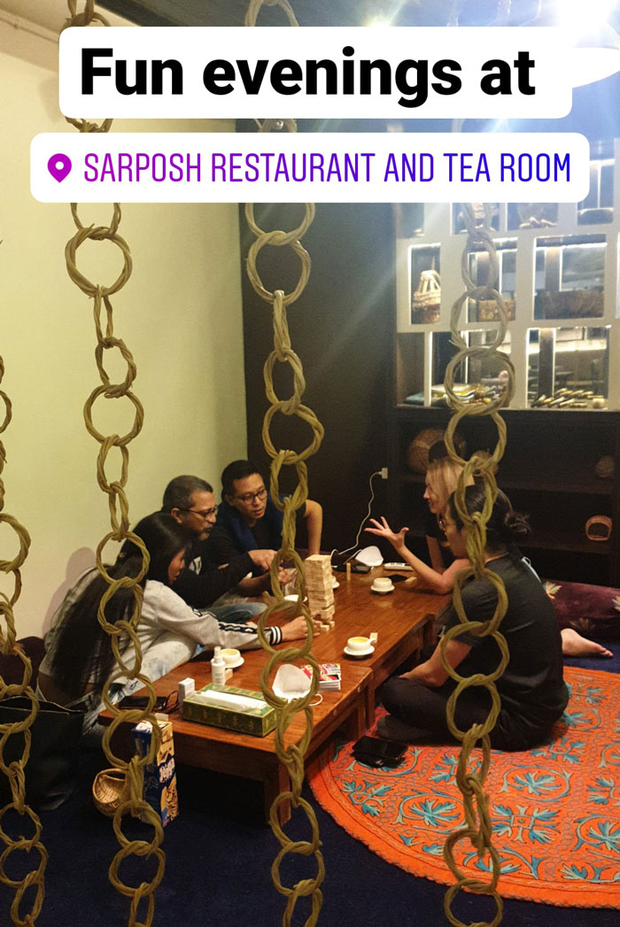 sarposh tea room