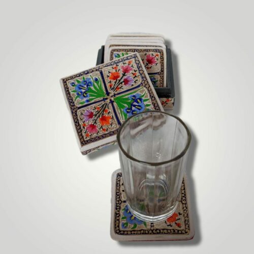 Paper Machie Coaster Set 3