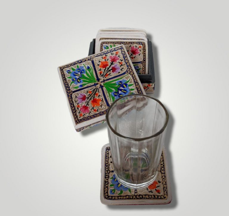 Paper Machie Coaster Set 3