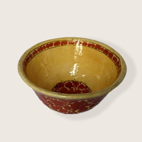 Yelloe Paper Machie Bowl 1