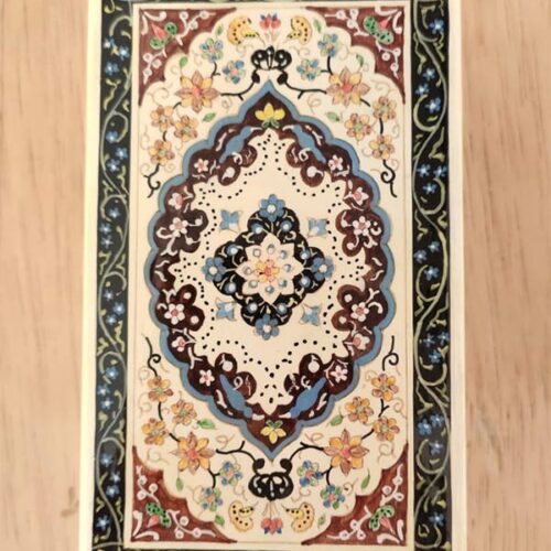 kashmiri carpet design box