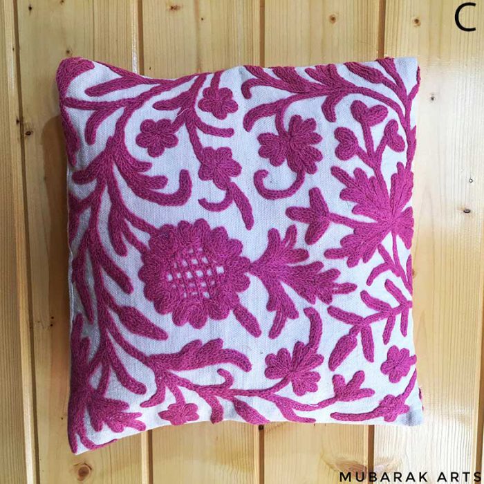crewel cushion cover 12 C
