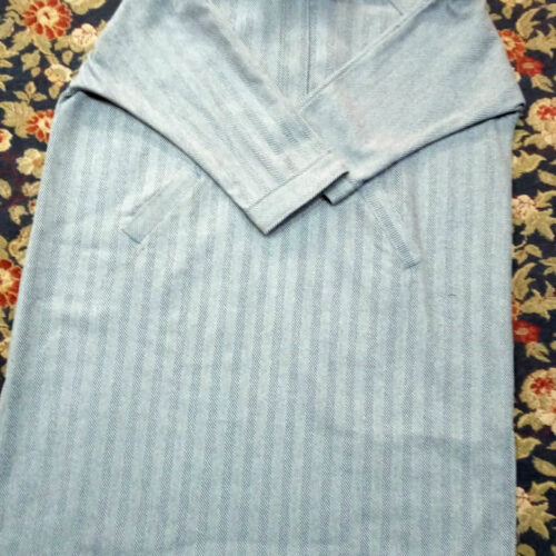 Grey Mens Tweed Wool Ragnal Pheran