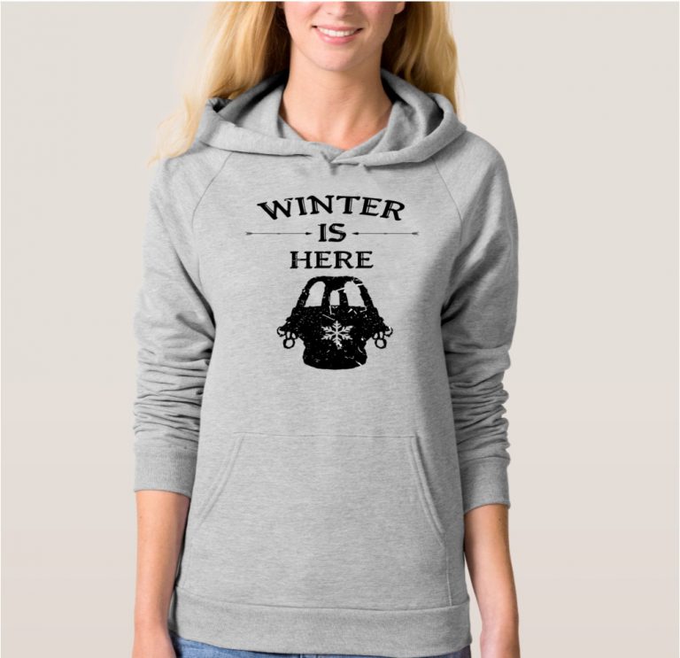 Winter is here hoodie hotsell