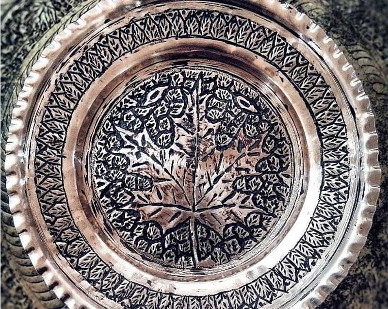 6 Handmade Copper Plates