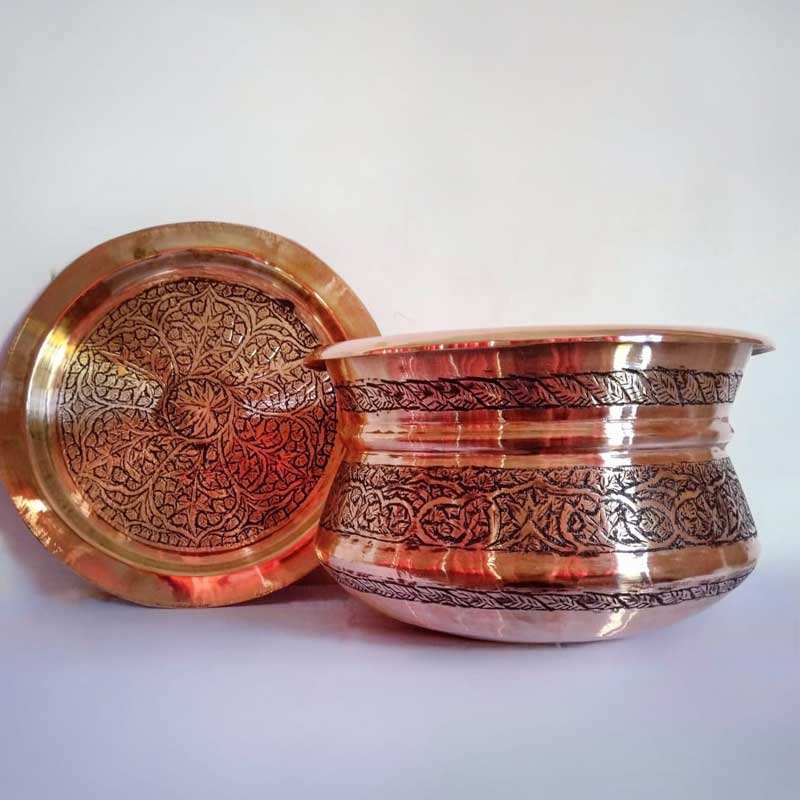 Buy Online Hand Engraved Kashmiri Copper Items