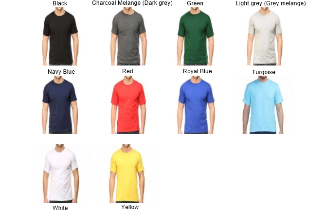 men t shirt colors