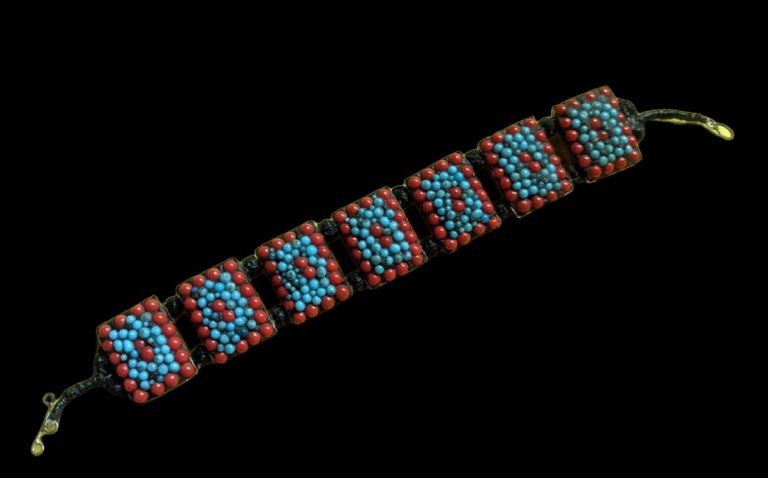 Turqoise Beads Red Bracelet 2