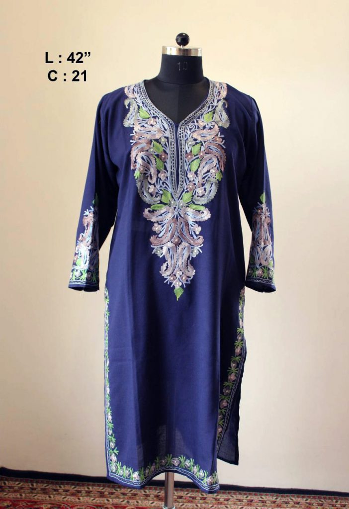 dark blue kurta