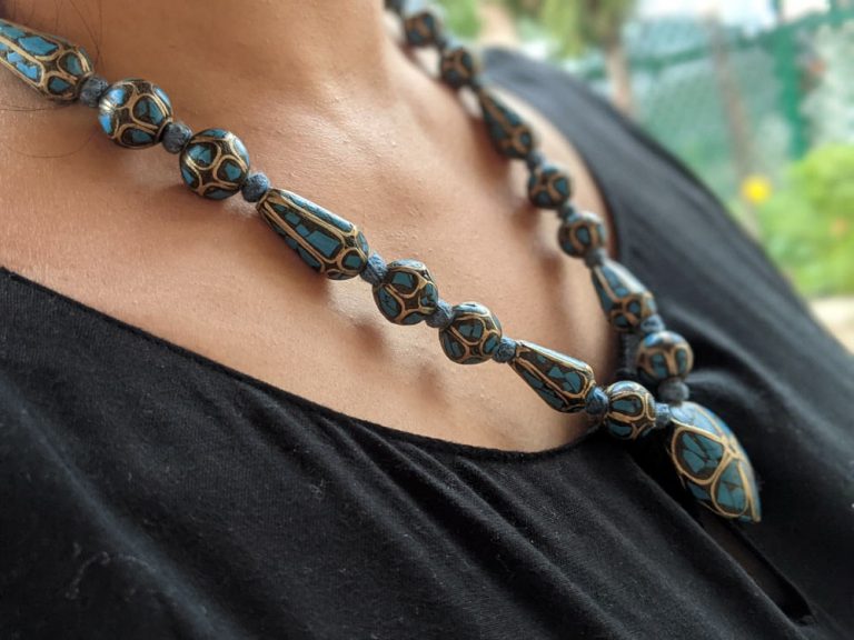 kashmiri handmade necklace