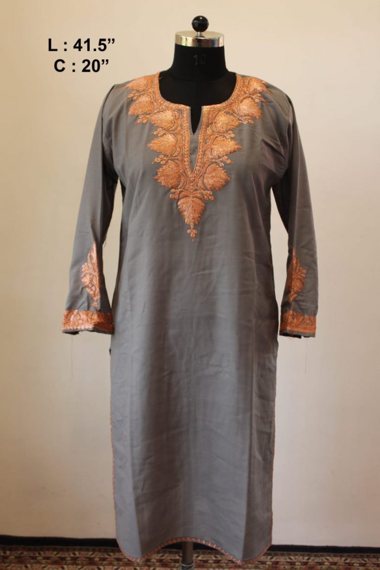 dark grey kurta