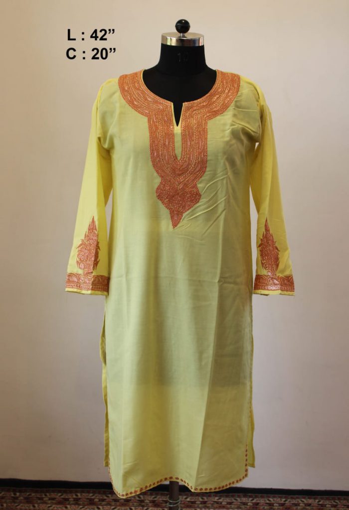 yello tilla kurta