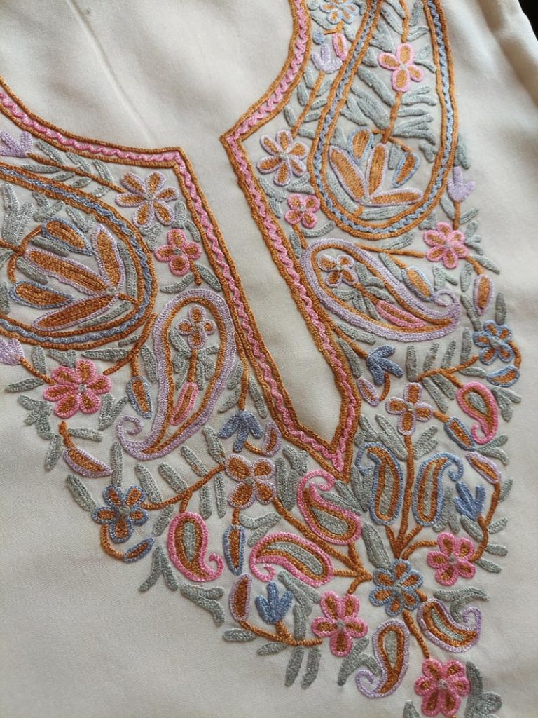 handwork by kashmiri artisans