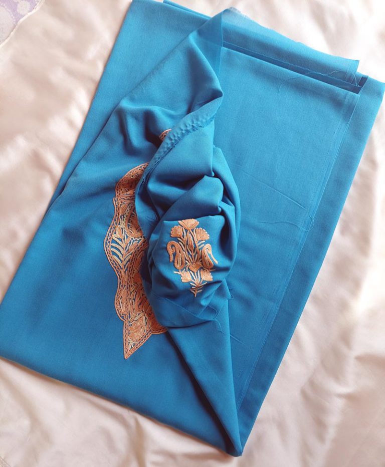 light blue suit material