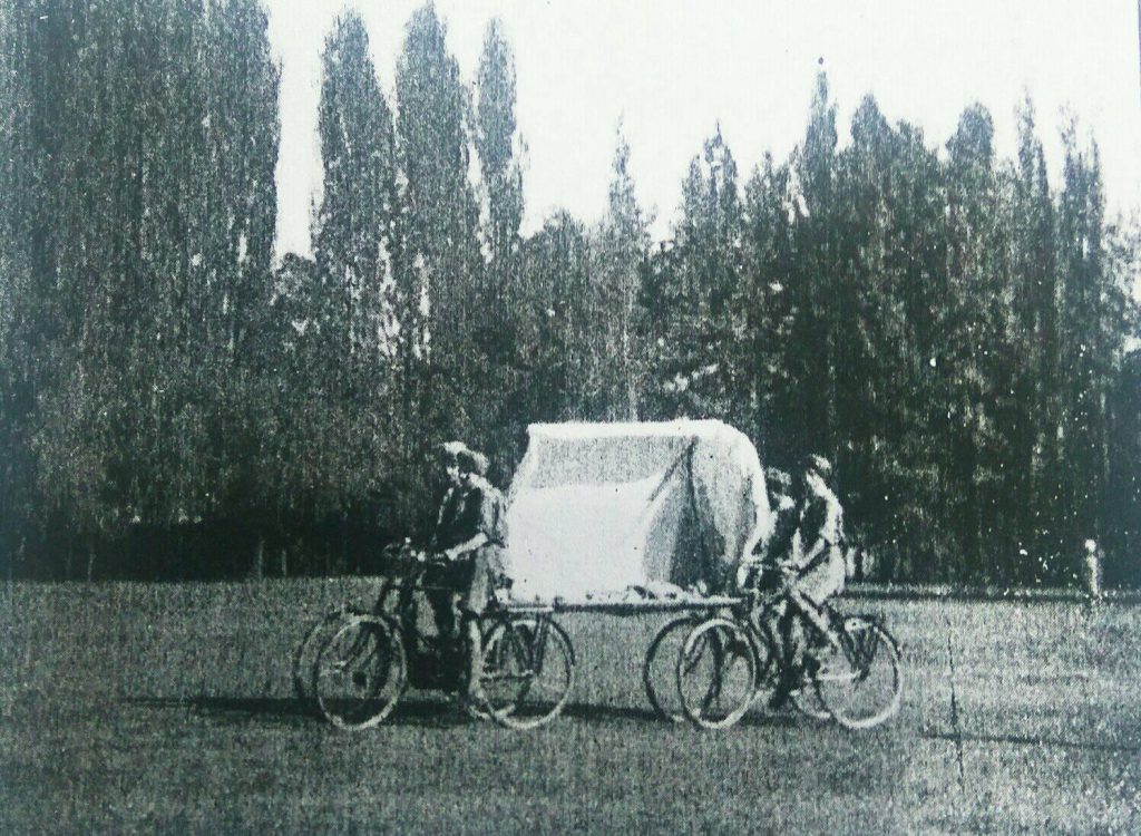 old cycle ambulance