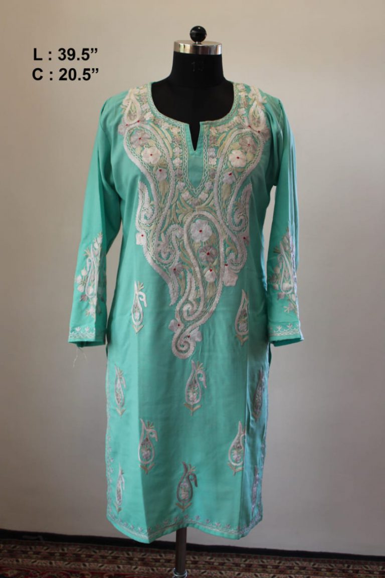 turqoise kurta