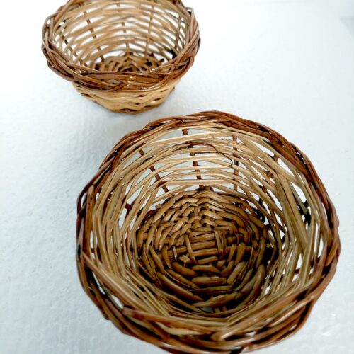 wicker bowl