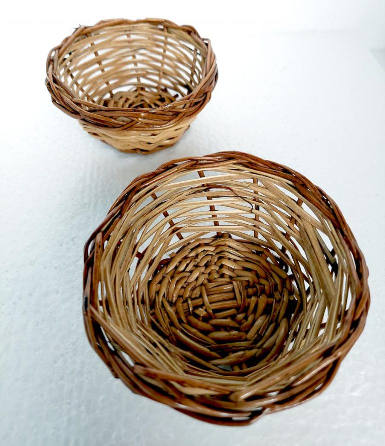 wicker bowl