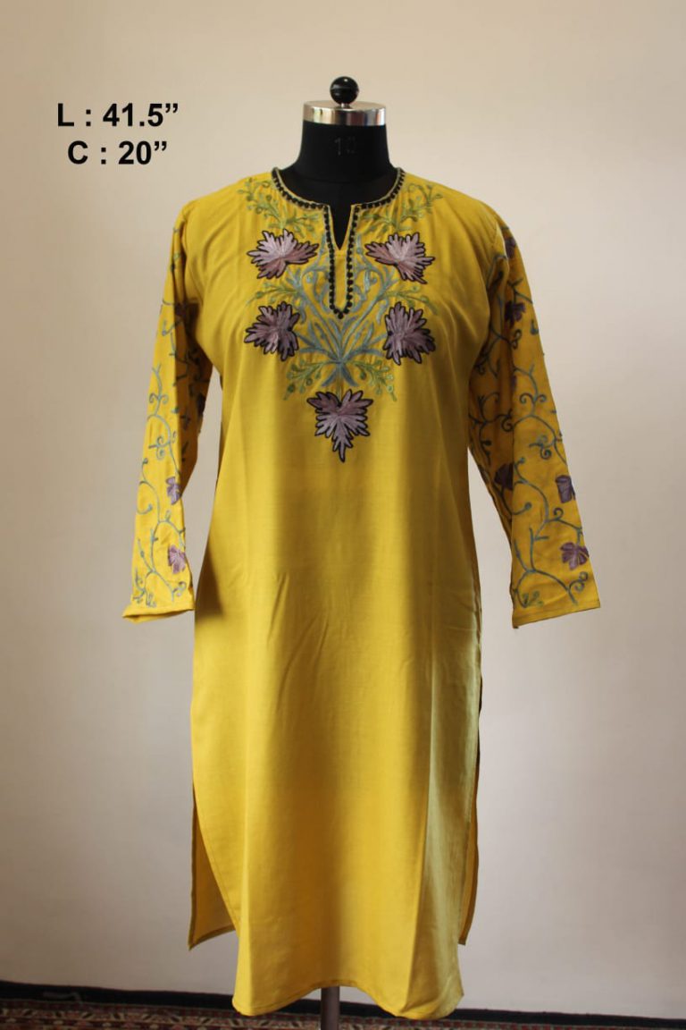 yellow kurta