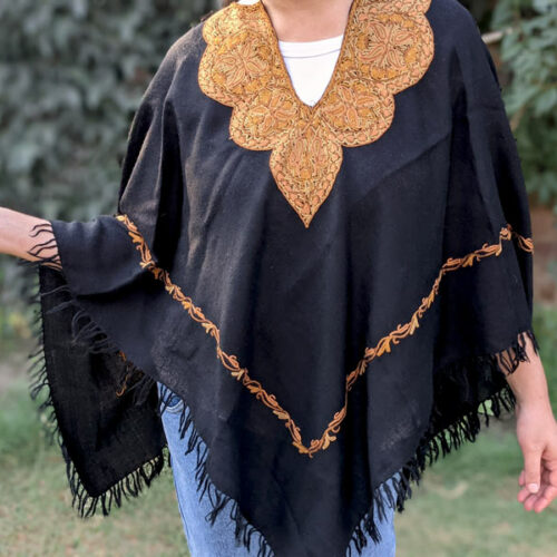 black poncho