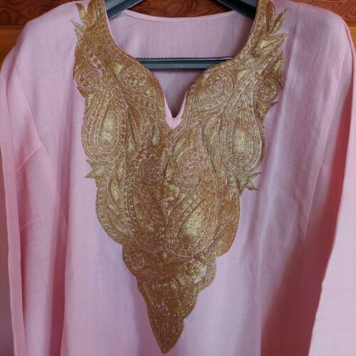 kashmiir golden tilla embroidery