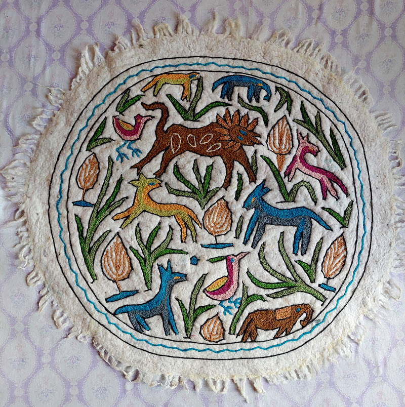 animal design namda rug nowhatta gojwara