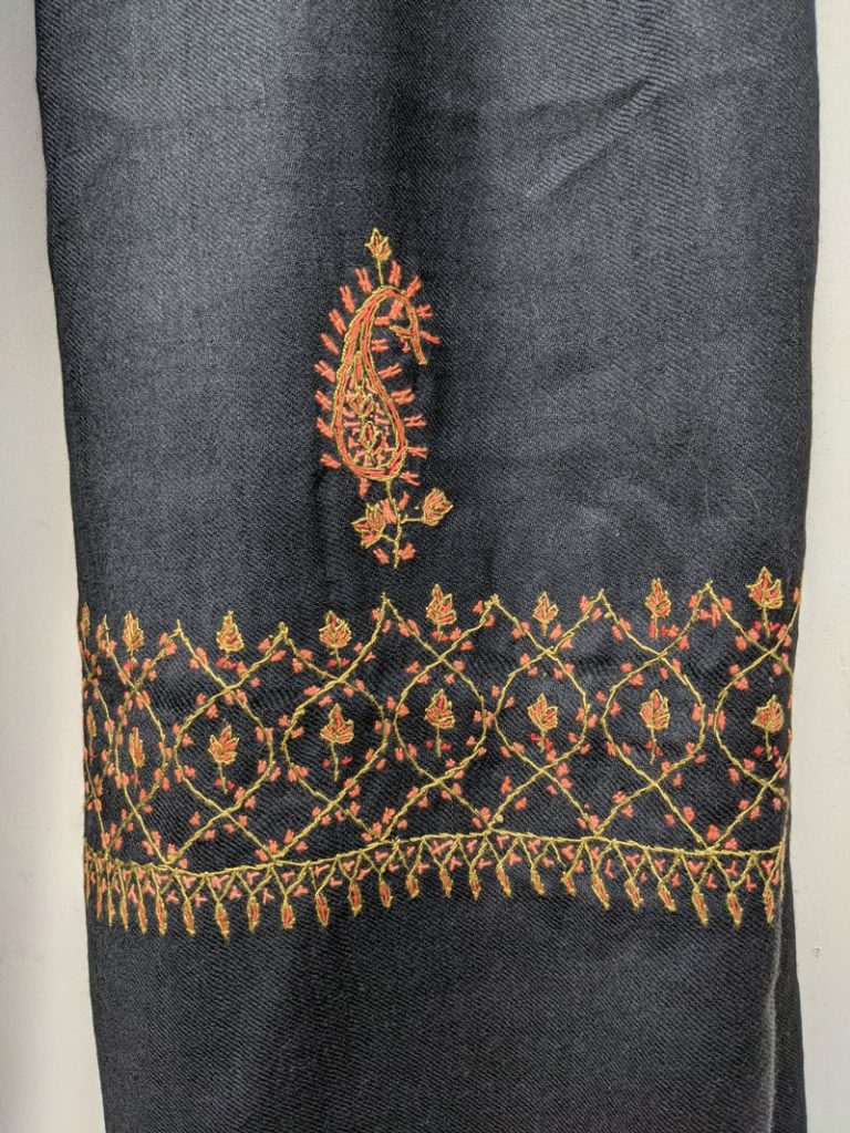 beautiful black woman shawl