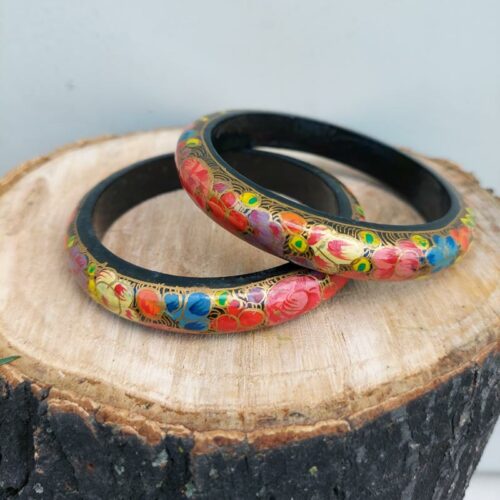 floral design bangles