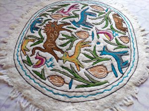 kashmiri tradtional carpet