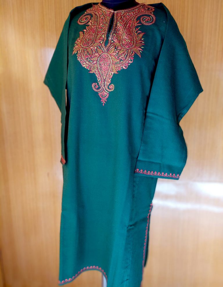 green sozni pheran