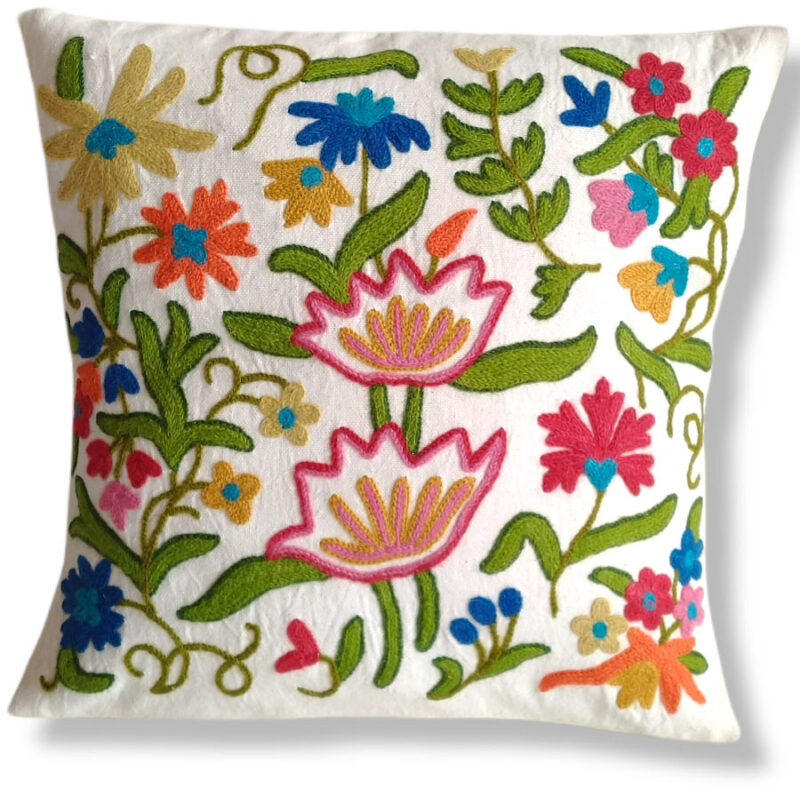 kashmiri handmade cushion covers