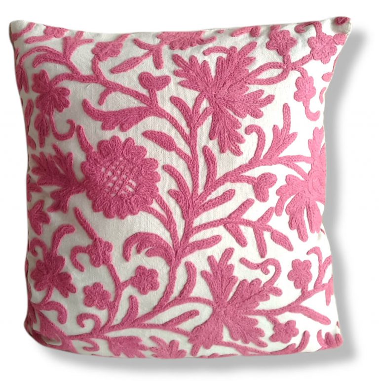 pink design cushion cover