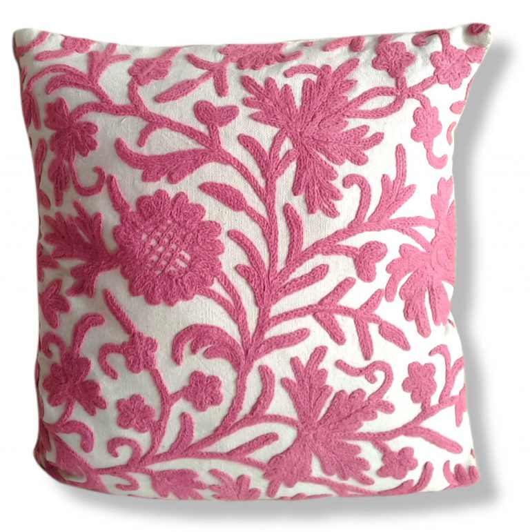 pink design cushion cover