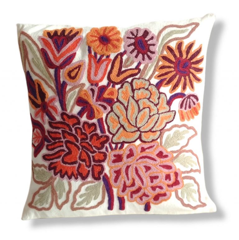 rust nature cushion cover