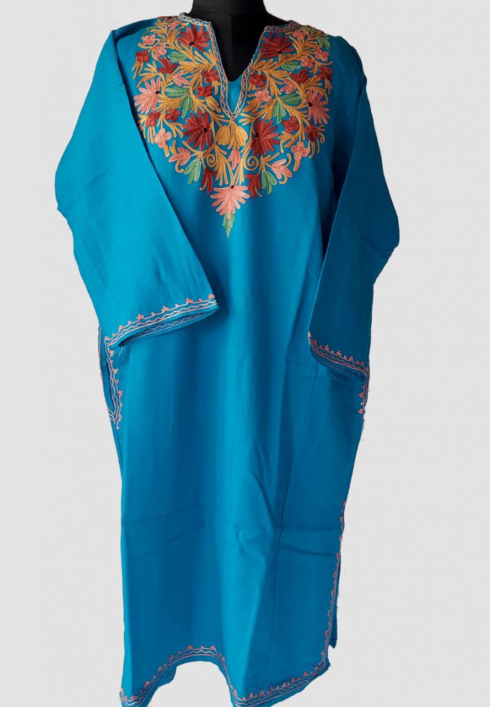 blue pheran budget warm