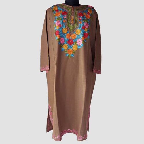 brown phiran dress