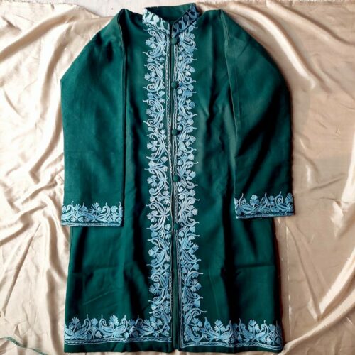 kashmiri beautiful designer short coat for girls