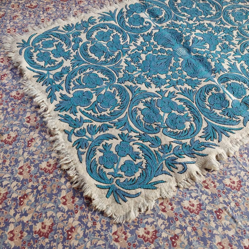beautiful blue rug