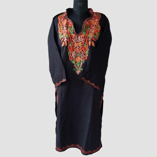 black top kurta